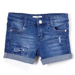 NEW Girls Distressed Denim Shorts